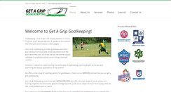 Desktop Screenshot of getagripgoalkeeping.com